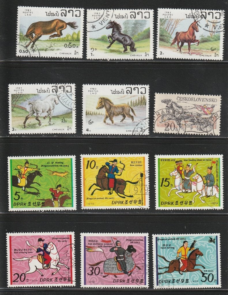 Paarden Kavel nr. 2, Verzenden, Gestempeld, Dier of Natuur