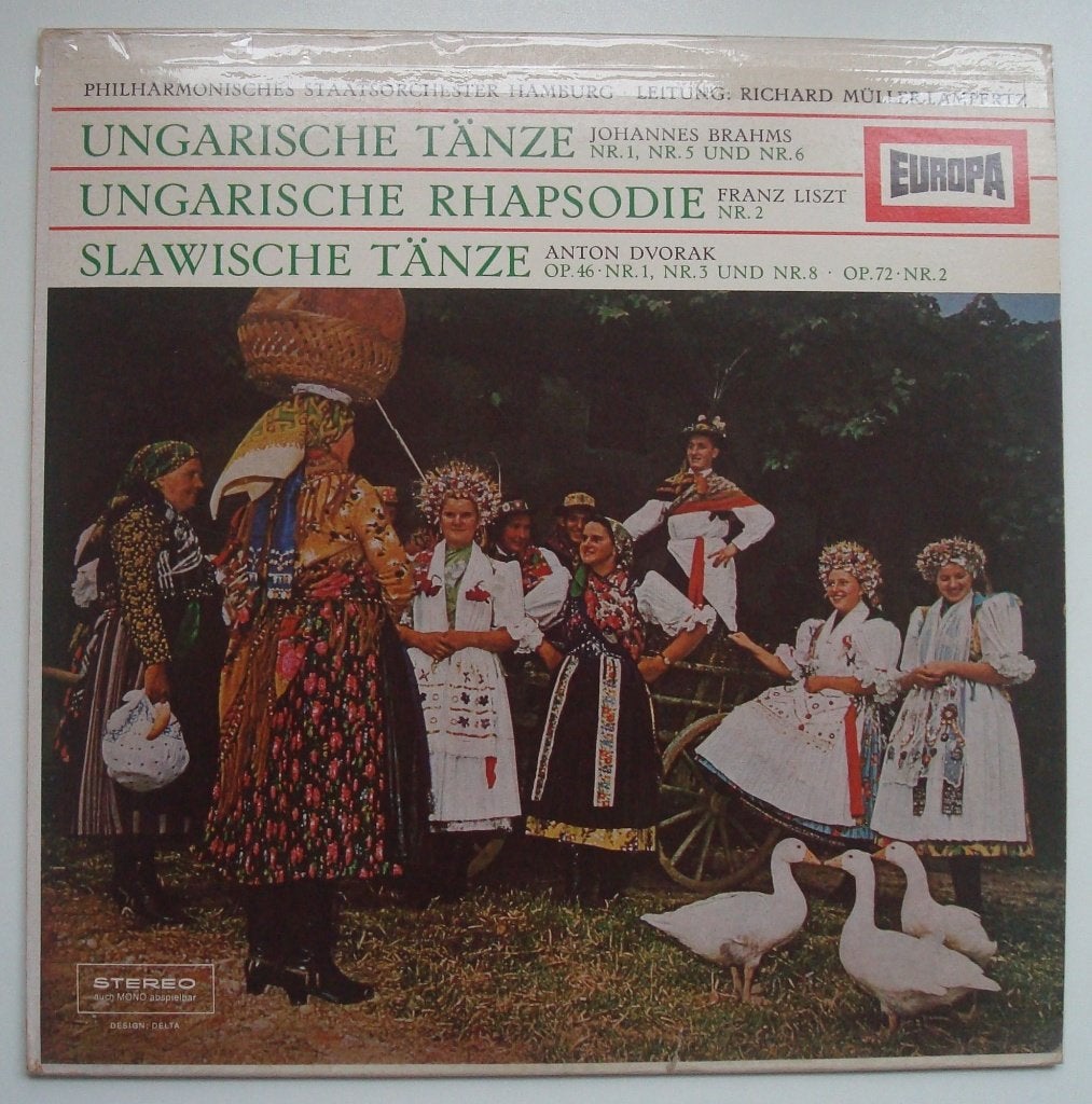 Ungarische-Slawische Tänze/Rhapsodie - Brahms/Liszt/Dvořák, Ophalen, Gebruikt, Romantiek, 12 inch