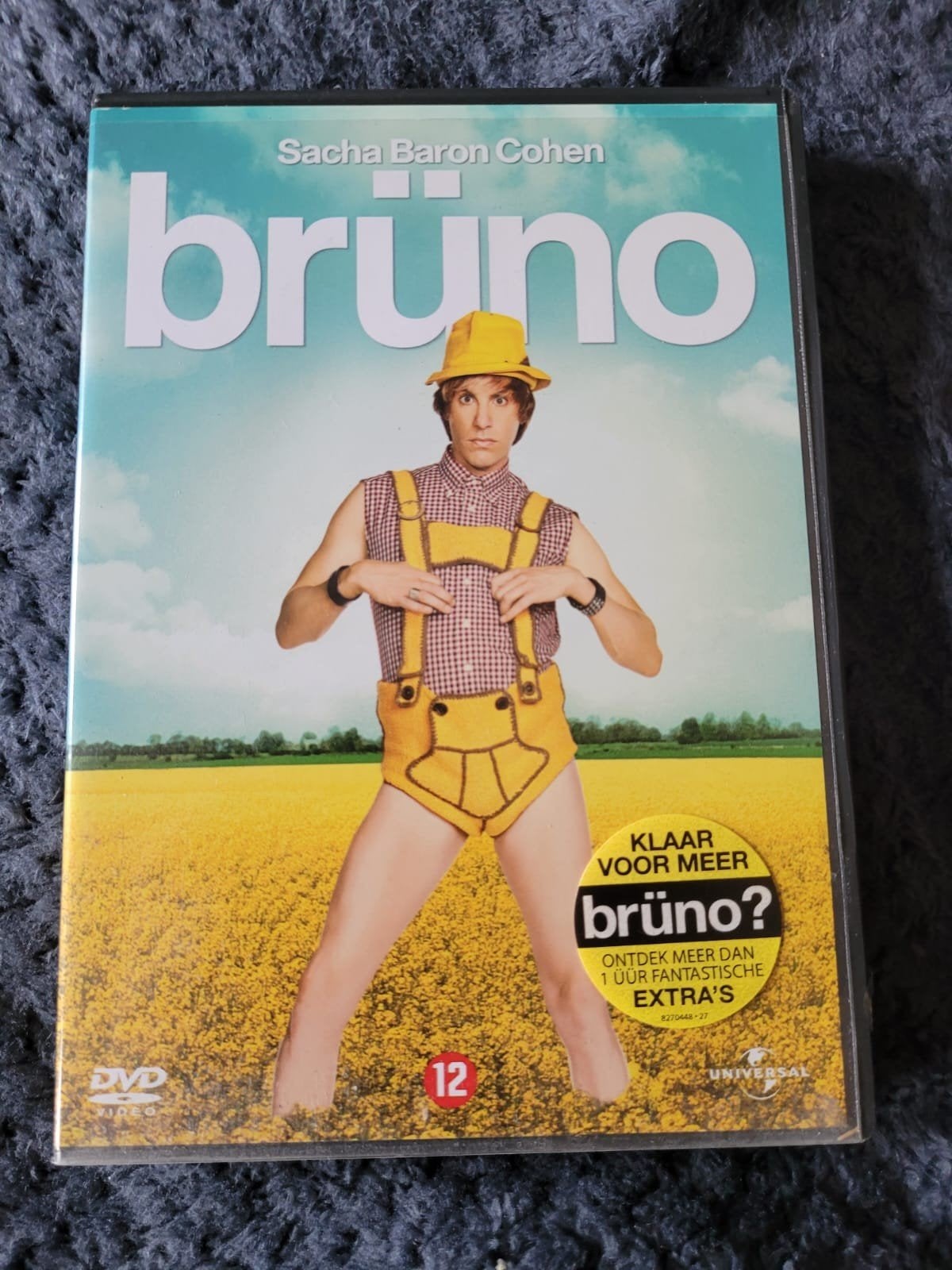 Brüno bruno sacha baron cohen 12 jaar ali g, Vanaf 12 jaar, Ophalen of Verzenden, Zo goed als nieuw, Stand-up of Theatershow