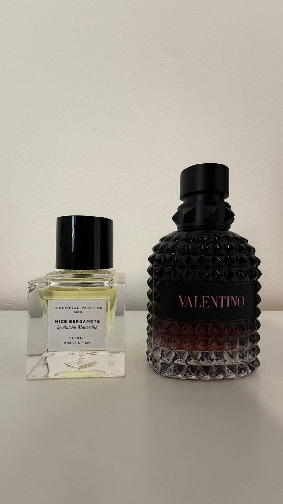 Parfum Set | Valentino Intense + Nice Bergamote Extrait, Ophalen of Verzenden, Gebruikt