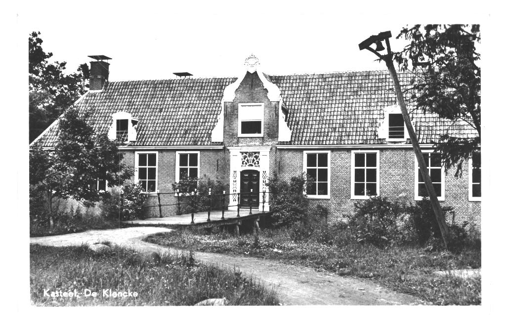 939607 Oosterhesselen Drente kasteel De Klencke 1953 Gelopen