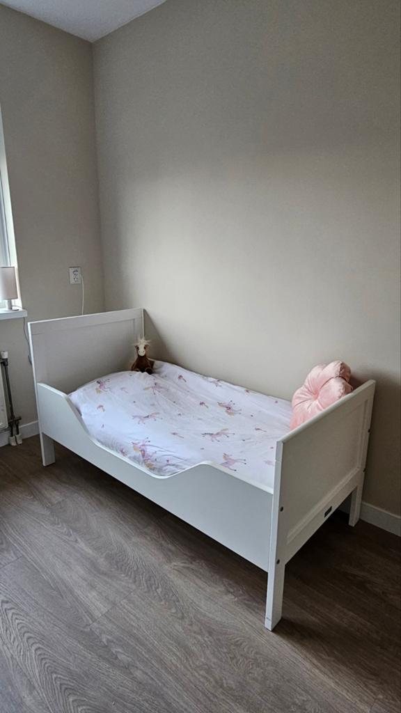 Peuterbed Bopita 70x150 cm, 70 tot 85 cm, 140 tot 160 cm, Zo goed als nieuw, Ophalen
