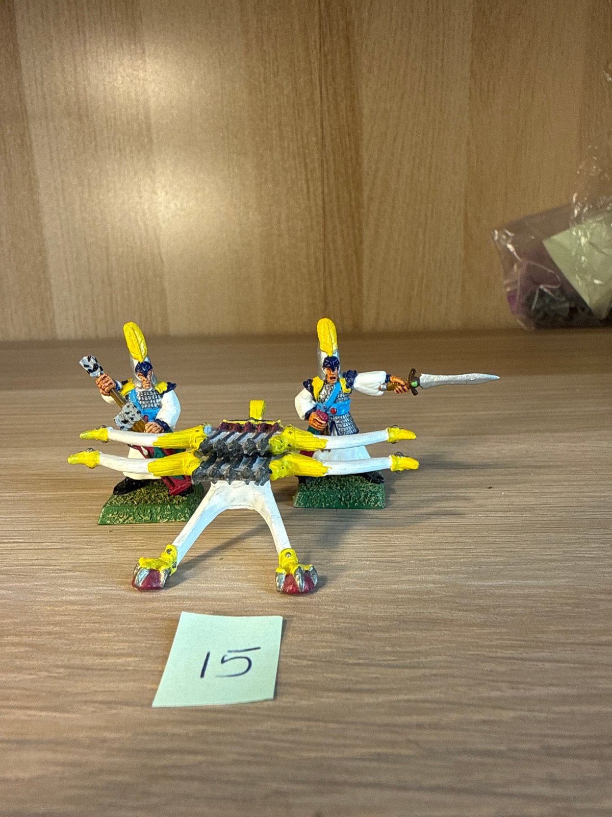 Metalen Warhammer Eagle Claw Thrower met bemanning, Hobby en Vrije tijd, Gebruikt, Figuurtje(s), Warhammer, Ophalen of Verzenden