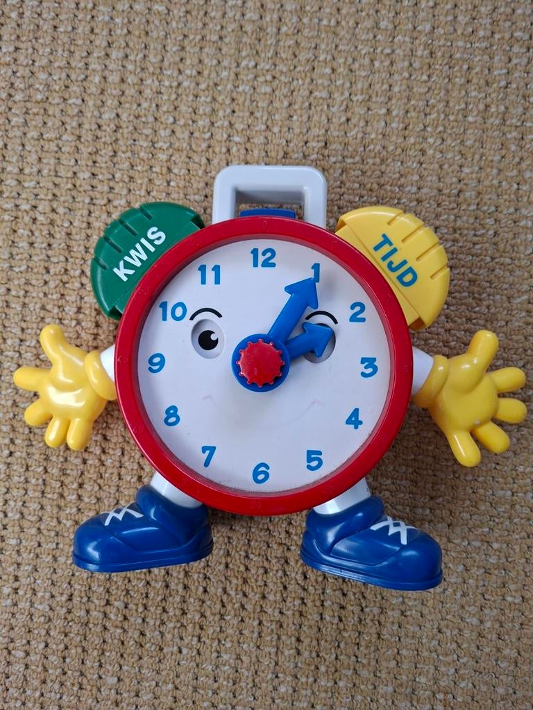 Kinderklok met spraak om te leren klokkijken, Ophalen, Zo goed als nieuw