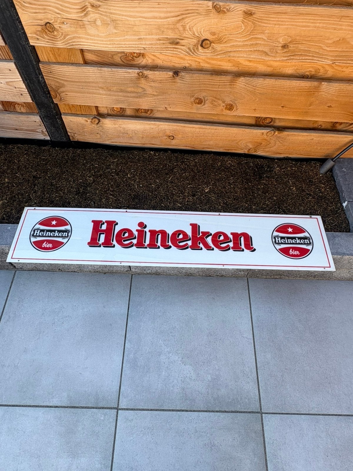 Heineken Reclamebord, Ophalen, Zo goed als nieuw, Reclamebord