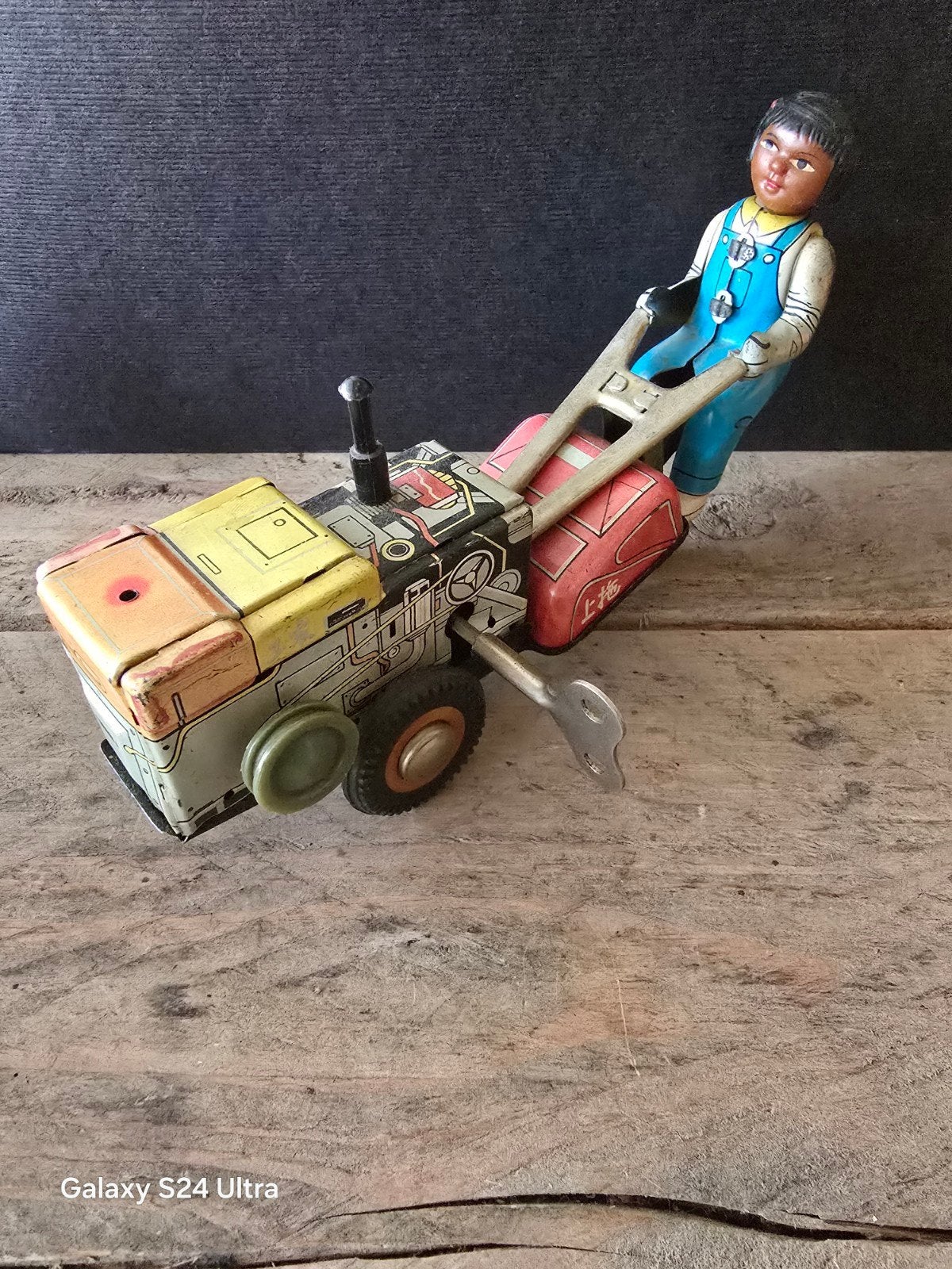 Vintage blikken speelgoedtractor China, model MS 857, Ophalen of Verzenden