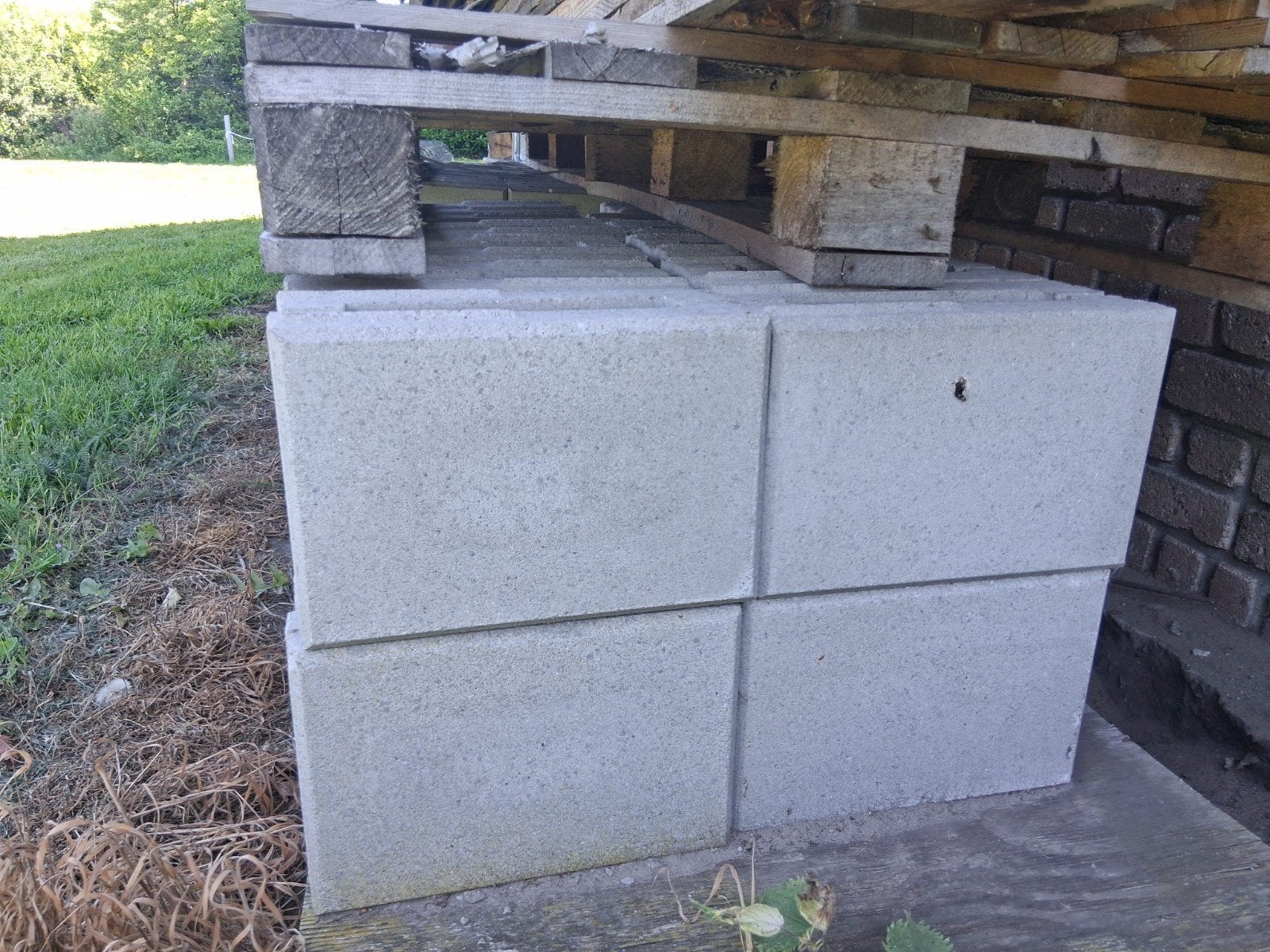 Beton lijmblokken, Doe-het-zelf en Verbouw, Metselstenen, Ophalen, Beton