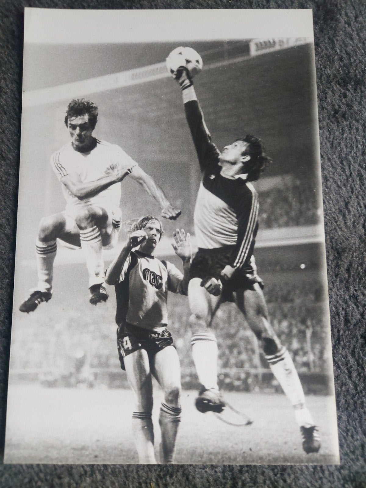 Zeldzame persfoto voetbal Feyenoord - NAC 1979, Verzamelen, Ophalen of Verzenden