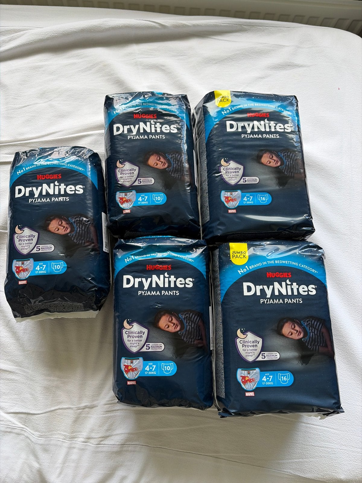 Nieuwe Huggies DryNites Pyjama Pants 4-7 jaar (17-30kg), Ophalen of Verzenden, Nieuw