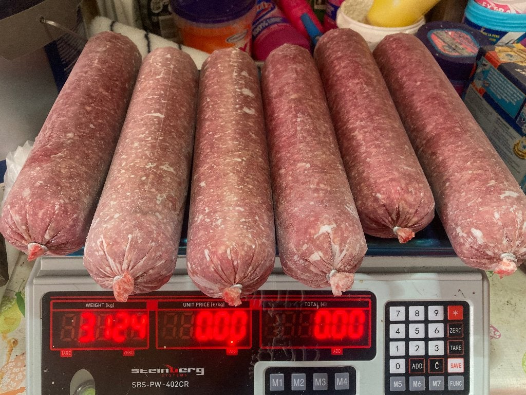 5 kg of 10 kg waterbuffel kalfs gehakt, Ophalen