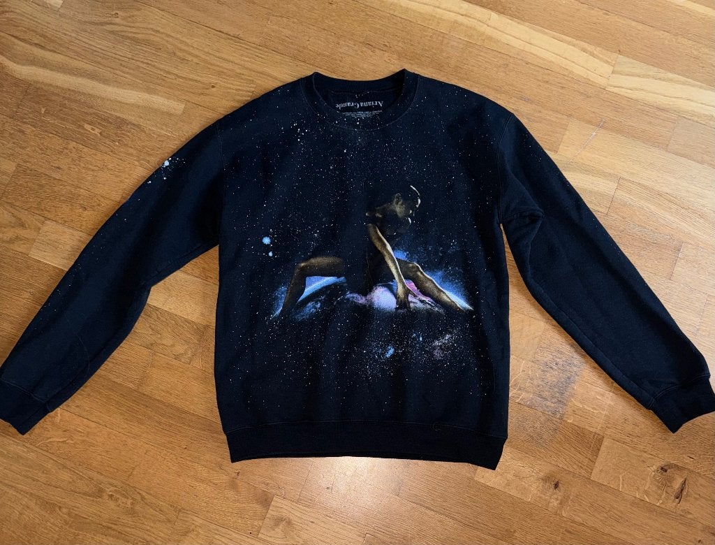 Ariana grande god is a woman trui, Kleding | Dames, Truien en Vesten, Ophalen of Verzenden, Zo goed als nieuw, Maat 36 (S), Zwart