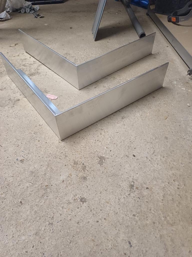 Daktrim 65x110mm - Aluminium dakrandprofiel, Ophalen, Overige materialen, Zwart, Overige typen