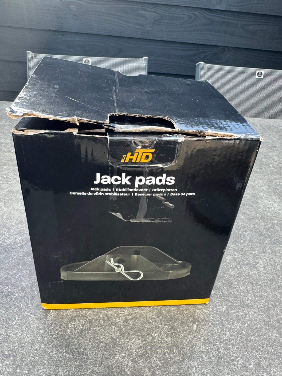 Stabilisatievoets (3 stuks ipv 4) / bigfoots voor caravan, Caravans en Kamperen, Ophalen, Nieuw