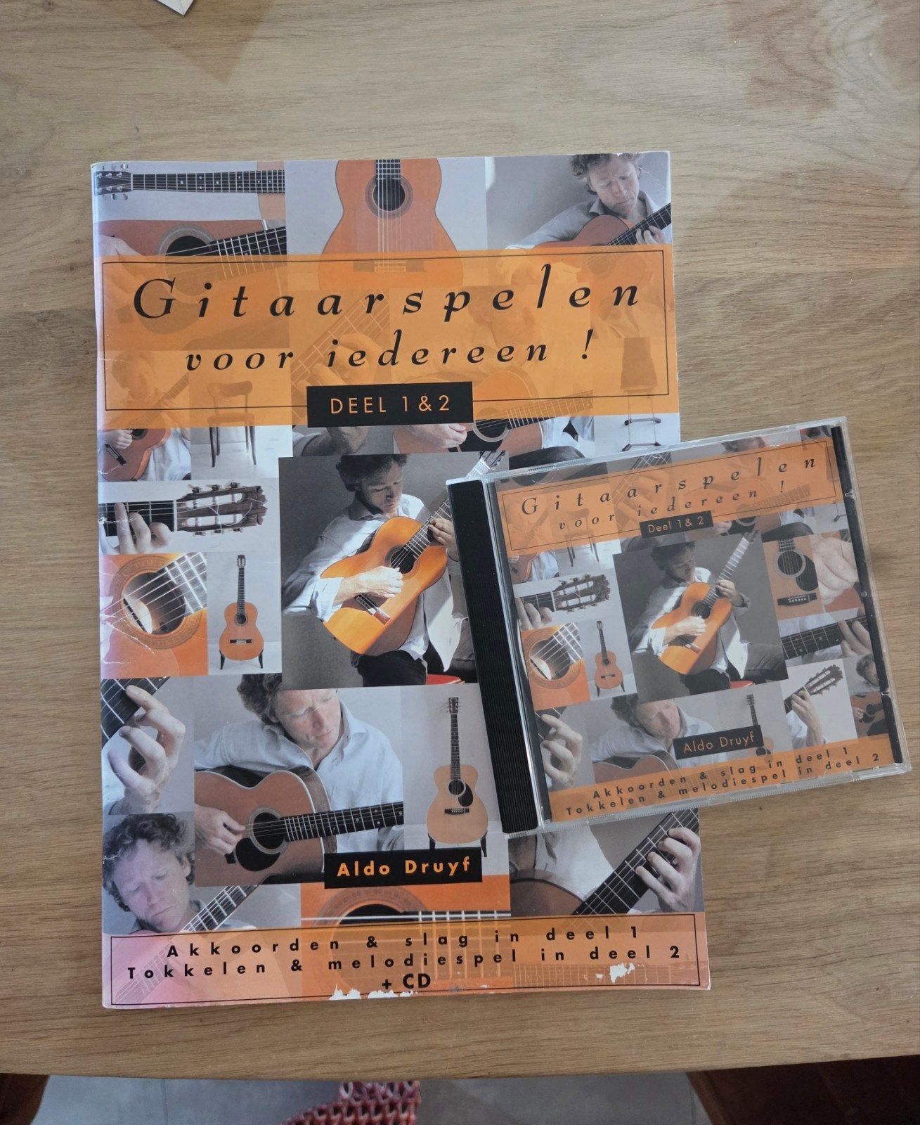 Gitaarspelen voor iedereen! - Aldo Druyf, Muziek en Instrumenten, Bladmuziek, Ophalen of Verzenden, Gebruikt, Les of Cursus, Gitaar