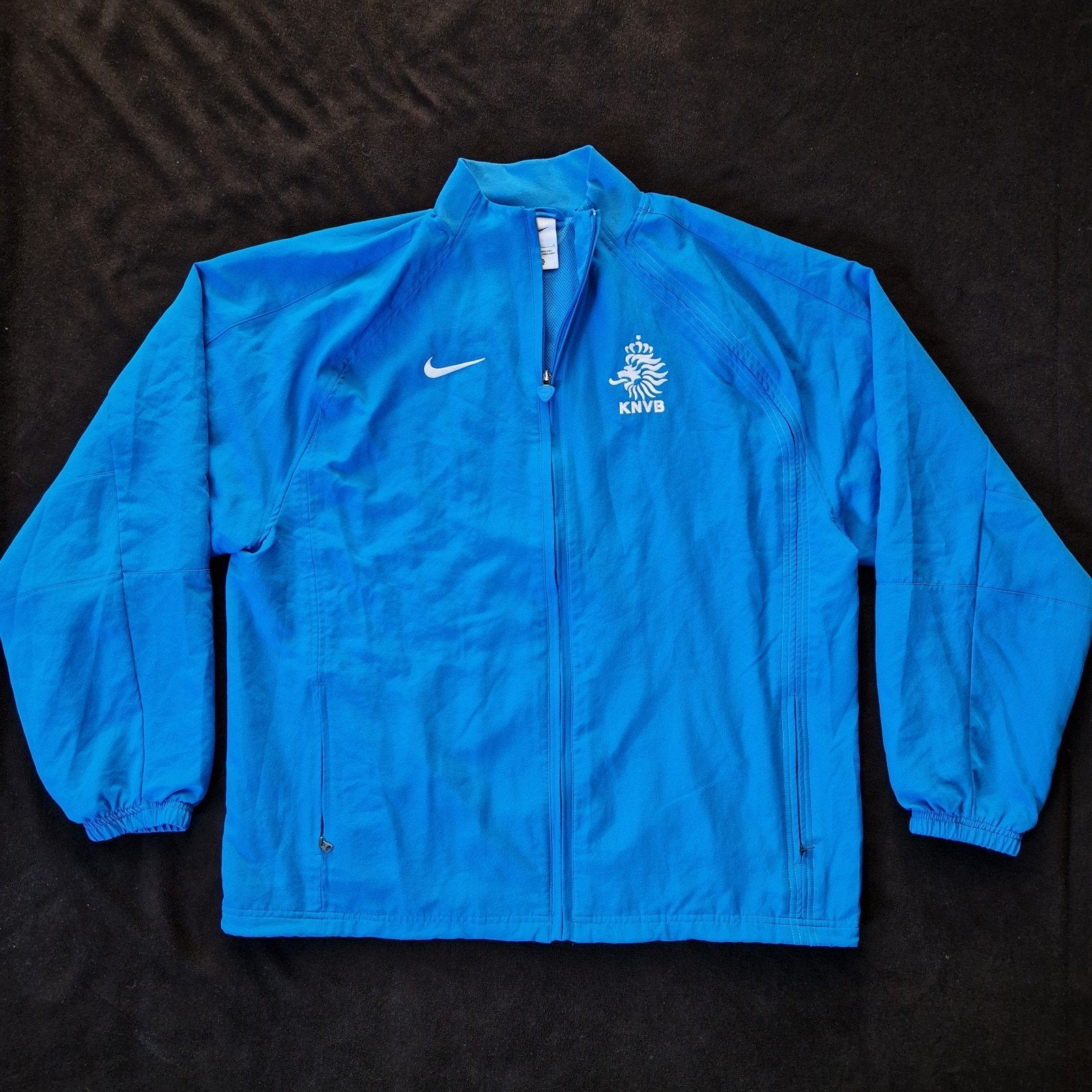 Nederlands elftal jack 2004 Oranje knvb shirt vest reissue, Maat 52/54 (L), Blauw, Nike, Ophalen of Verzenden