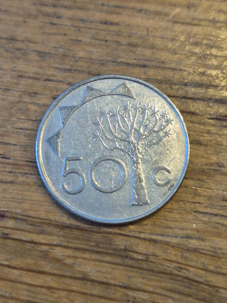 Namibië - 50 Cent 1993, Verzenden, Overige landen, Losse munt