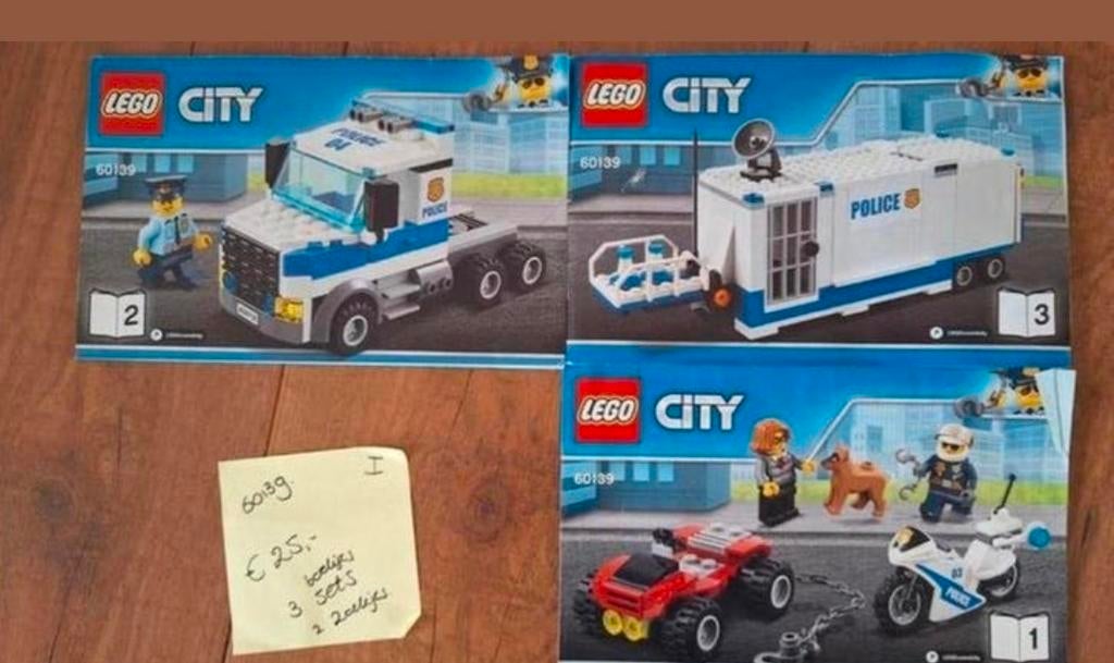 Lego city set 60139 politie, Ophalen of Verzenden, Zo goed als nieuw