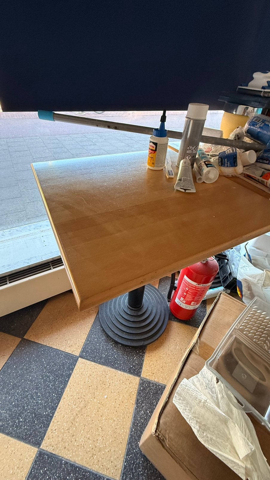 Café tafels, Ophalen, Gebruikt, 50 tot 100 cm, Tot twee personen