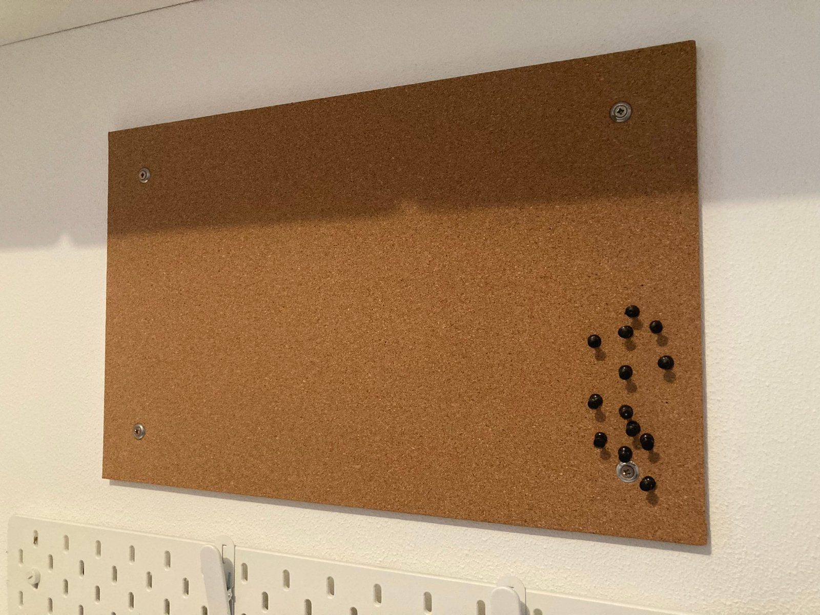 Prikbord van kurk 52x33cm, Ophalen of Verzenden, Gebruikt, Prikbord