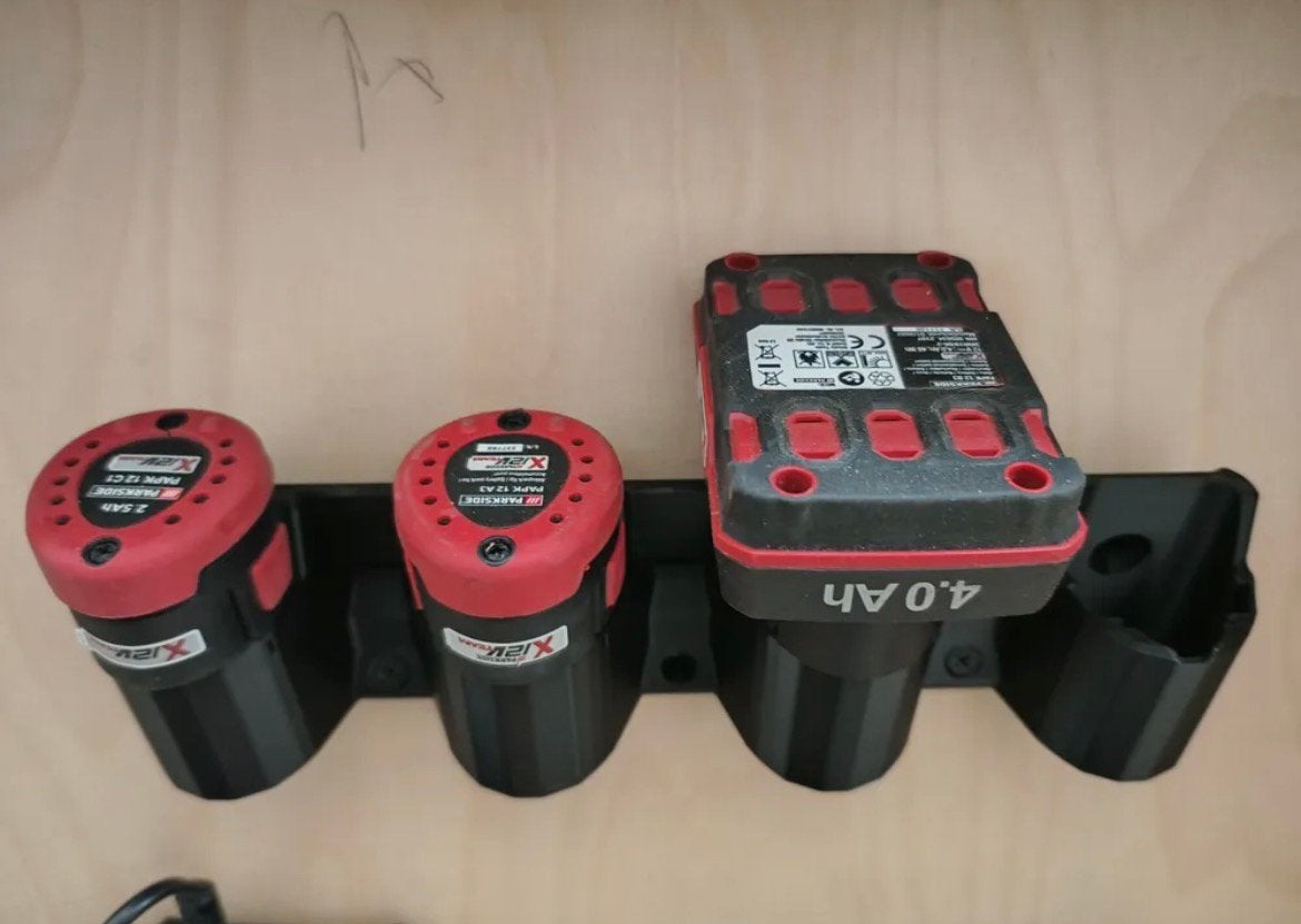 X12V Accuhouder – 1, 2, 3 of 4 Accuplaatsen, Ophalen of Verzenden, Nieuw