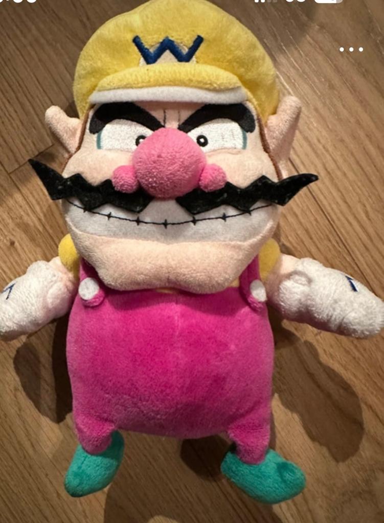 Wario Knuffel - Super Mario Pluche Figuur, Overige typen, Ophalen of Verzenden, Zo goed als nieuw, Nintendo