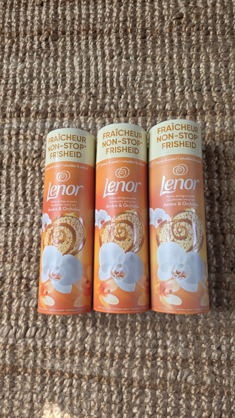 Lenor Wasparfums Ambre & Orchidée - 3 stuks, Ophalen of Verzenden