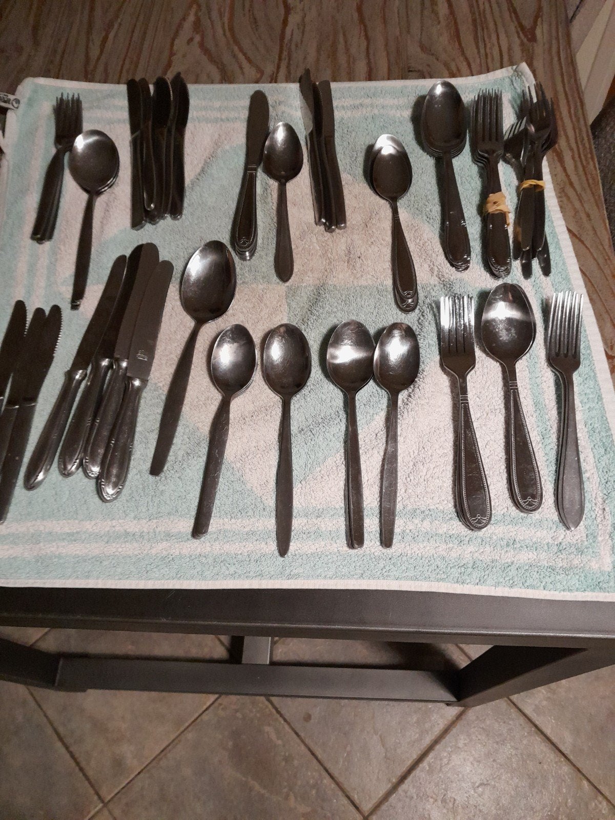 Diverse roestvrijstalen bestekset meest  niet compleet e, Ophalen of Verzenden