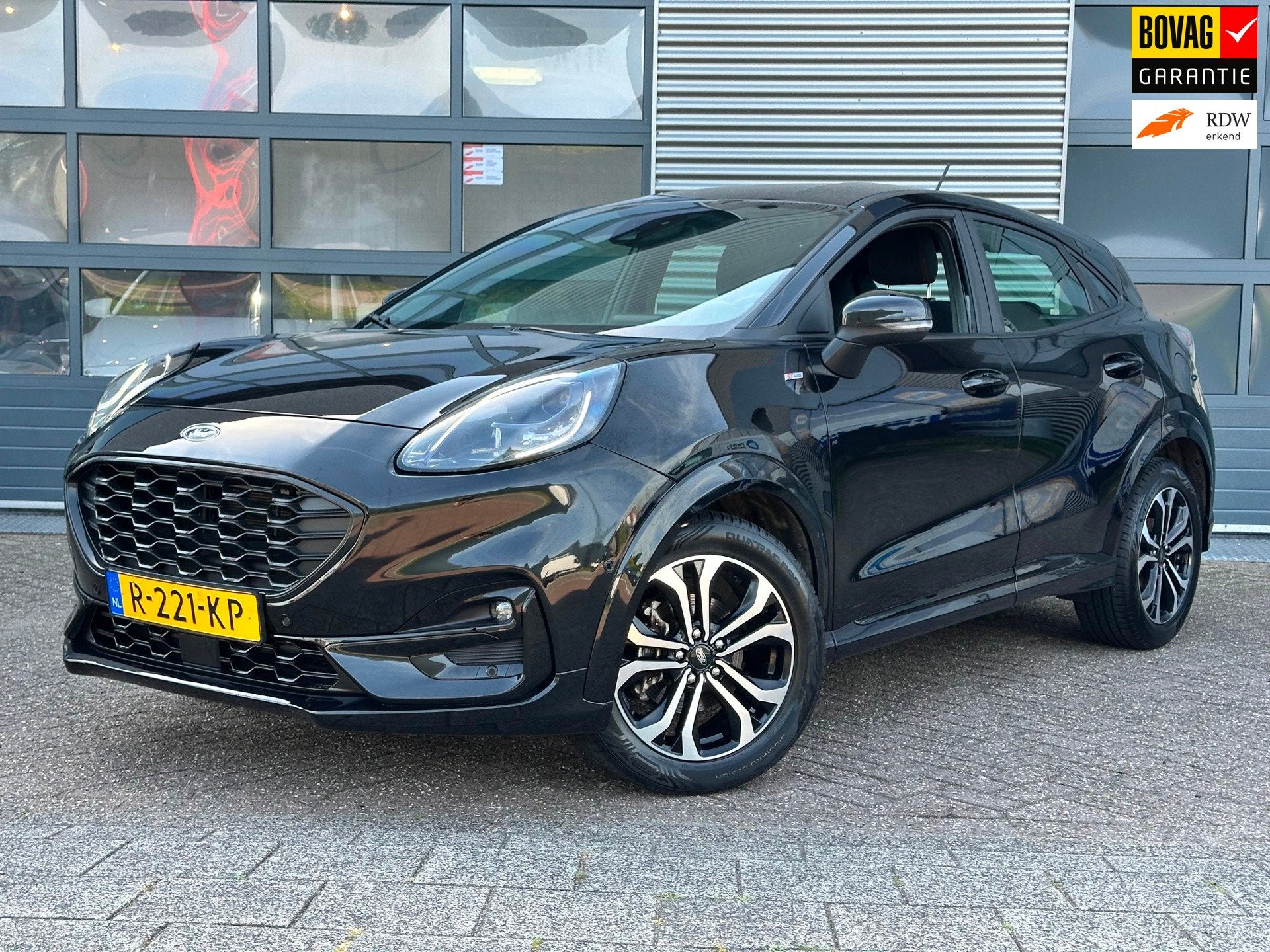 Ford Puma 1.0 EcoBoost Hybrid ST-Line | CarPlay | ACC | Virt, Zwart, Bedrijf, Hybride Elektrisch/Benzine, 3 cilinders
