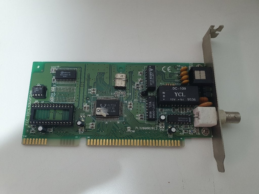 Edimax EN‑2000PXA ISA Netwerkkaart – RTL8019AS RJ45 + BNC, Intern, Gebruikt, ., Ophalen of Verzenden