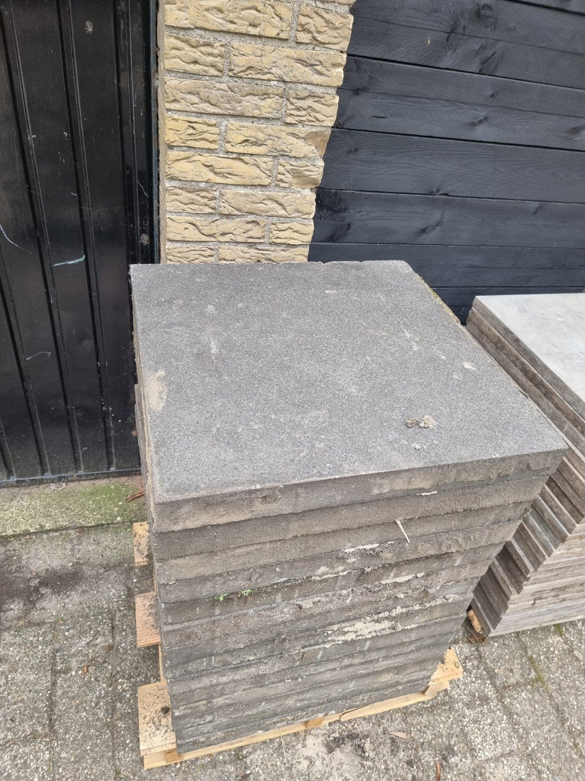 Gebruikte terrastegels - 60x60, Ophalen, Gebruikt, 5 tot 10 m², Beton