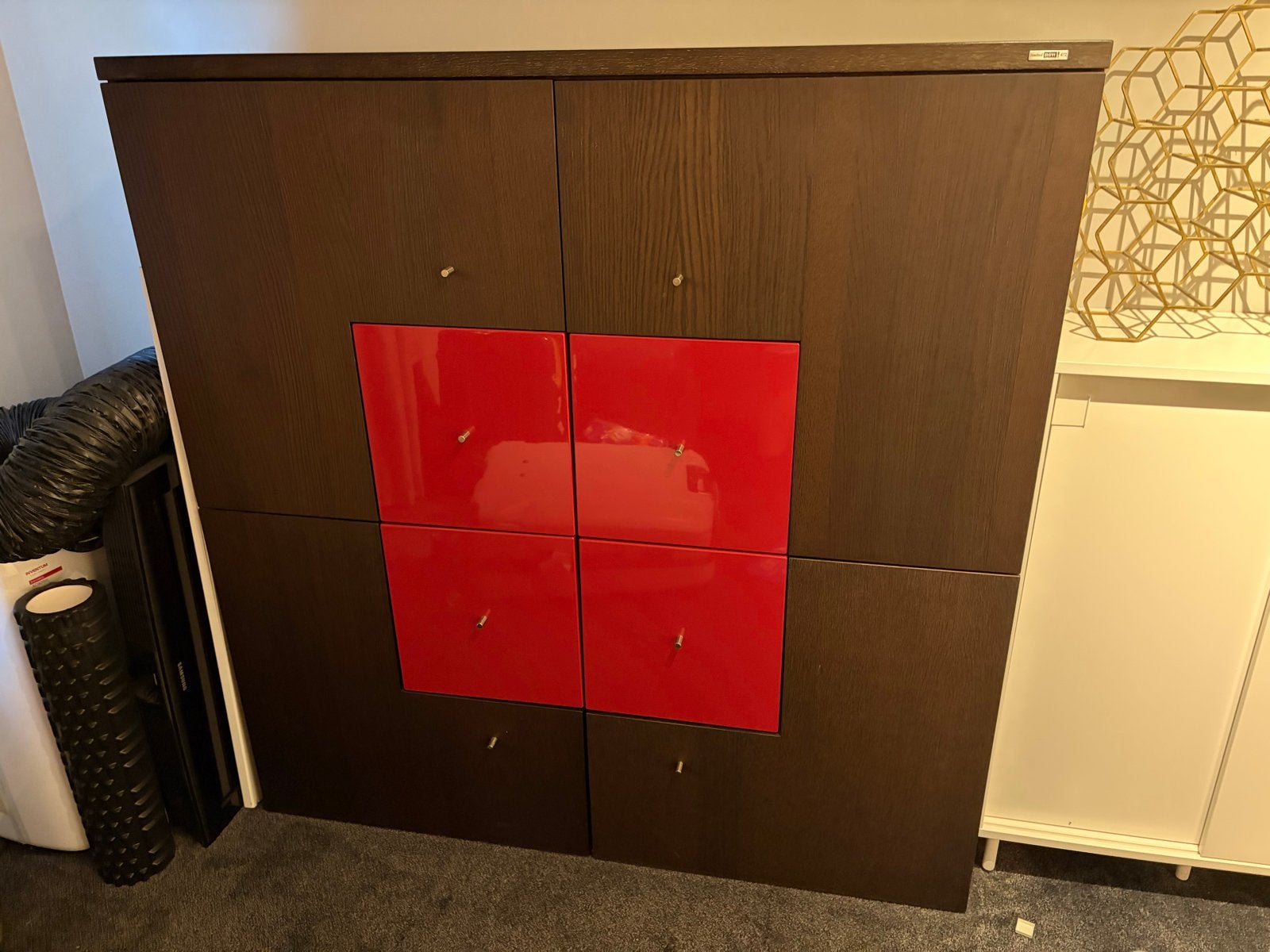 Hülsta NOW kast 140x145x40, Ophalen, Gebruikt, 100 tot 150 cm, Met lade(s)
