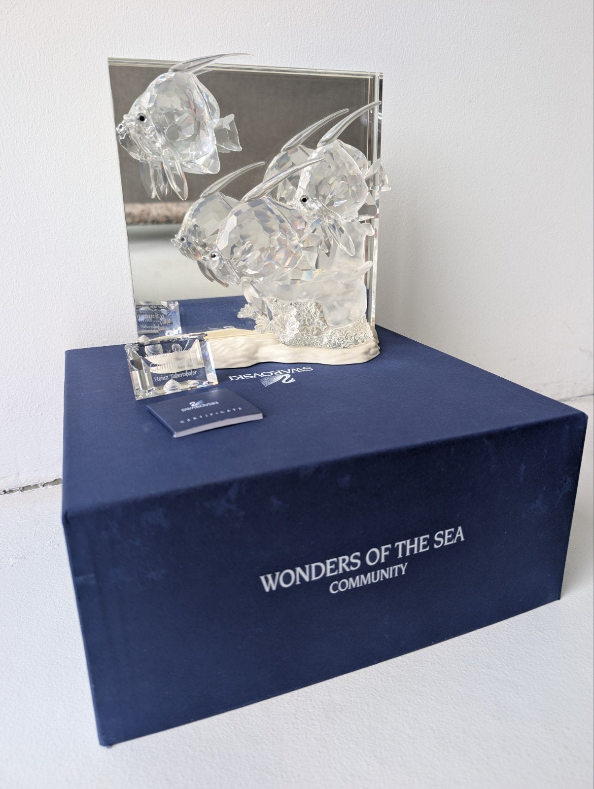 Wonders of the sea Community Swarovski + naamplaatje & doos, Verzamelen, Swarovski, Ophalen of Verzenden, Figuurtje