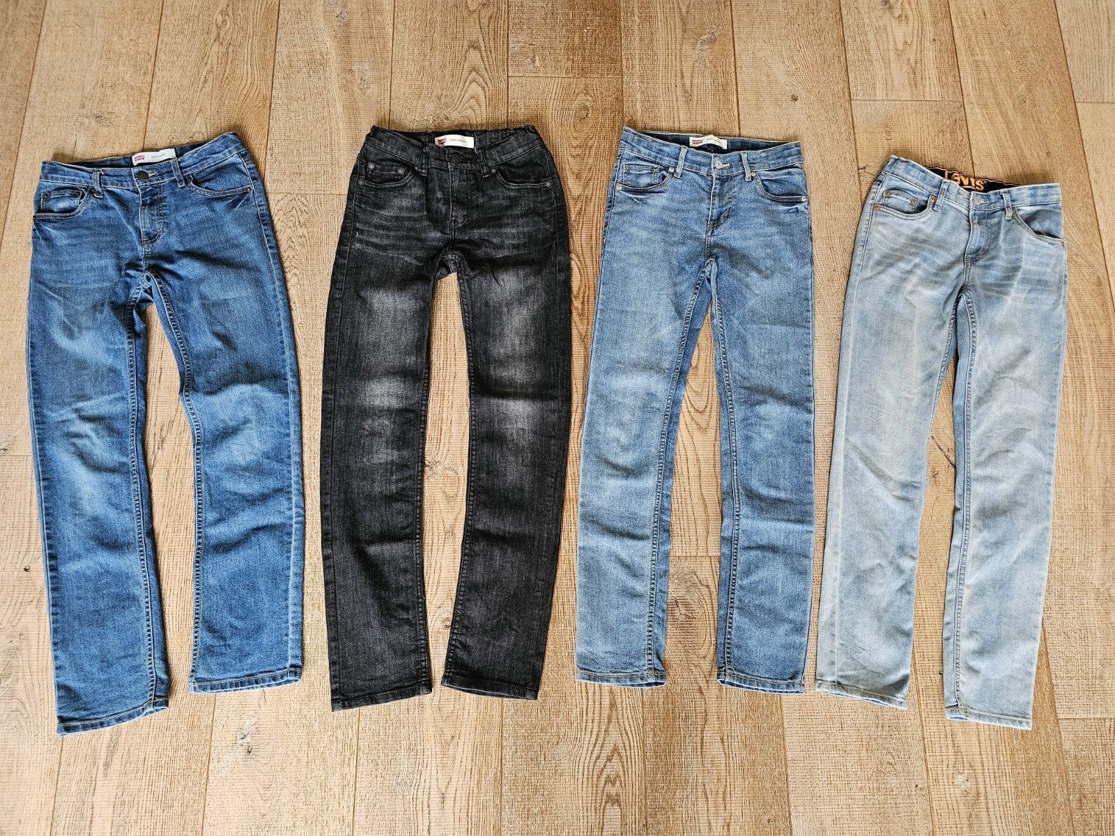 4 Levi's spijkerbroeken mt 14A / 164 z.g.a.n., Broek, Ophalen of Verzenden, Zo goed als nieuw, Levi's
