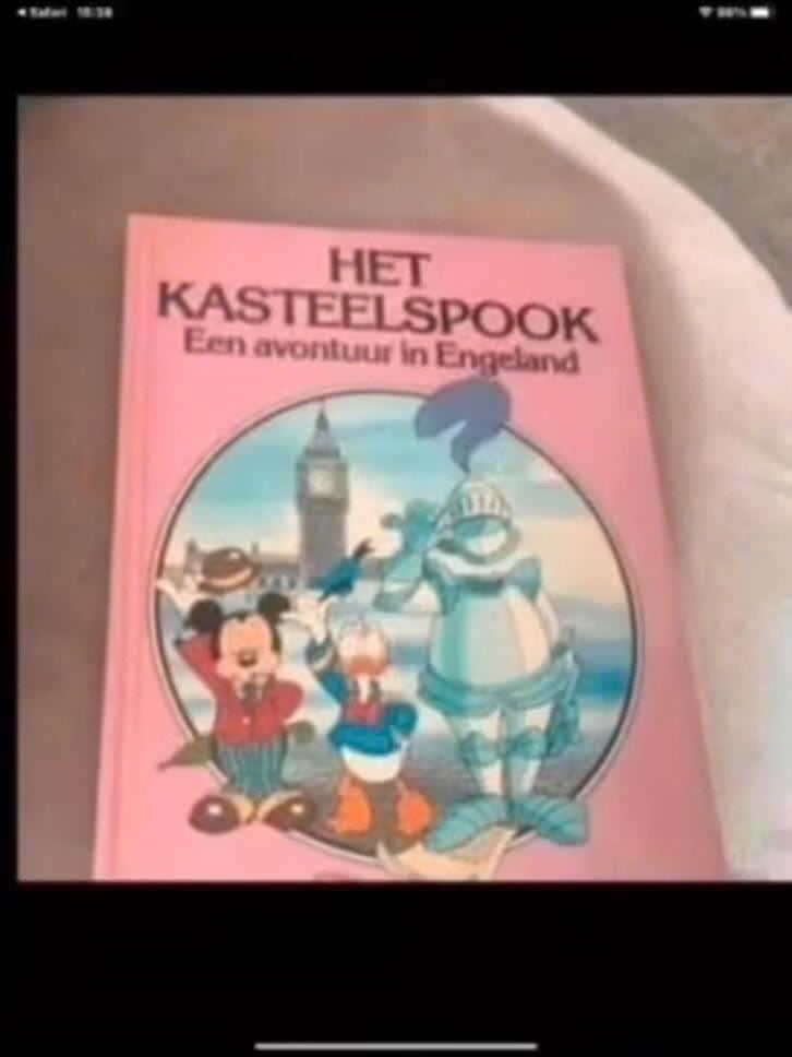 Het Kasteelspook: Een avontuur in Engeland (Disney), Gelezen, Walt Disney, Ophalen of Verzenden, Sprookjes