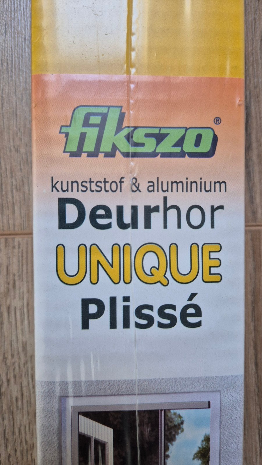 Fikszo Deurhor Unique Plissé - Lichtgrijs - nieuw, Ophalen, Nieuw