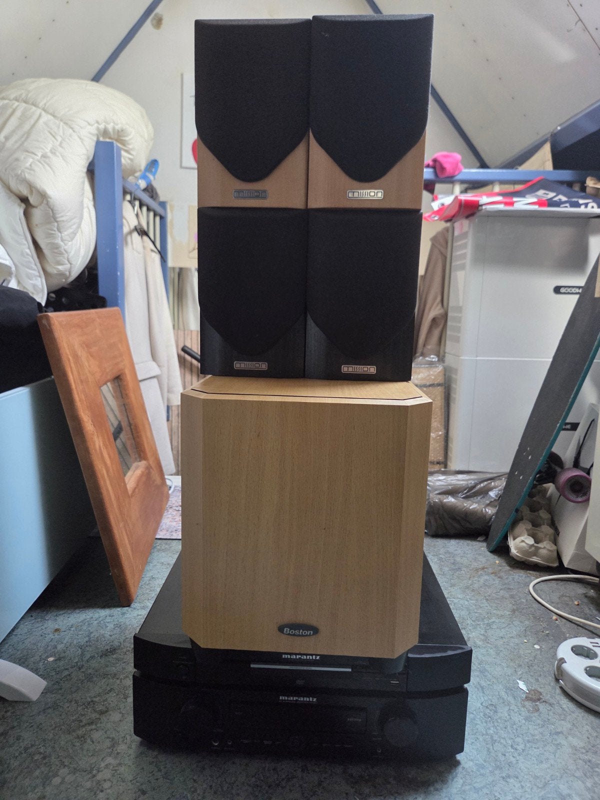 Marantz Home Cinema  Mission speakers Boston sub, Overige merken, Gebruikt, Speakers, Losse componenten