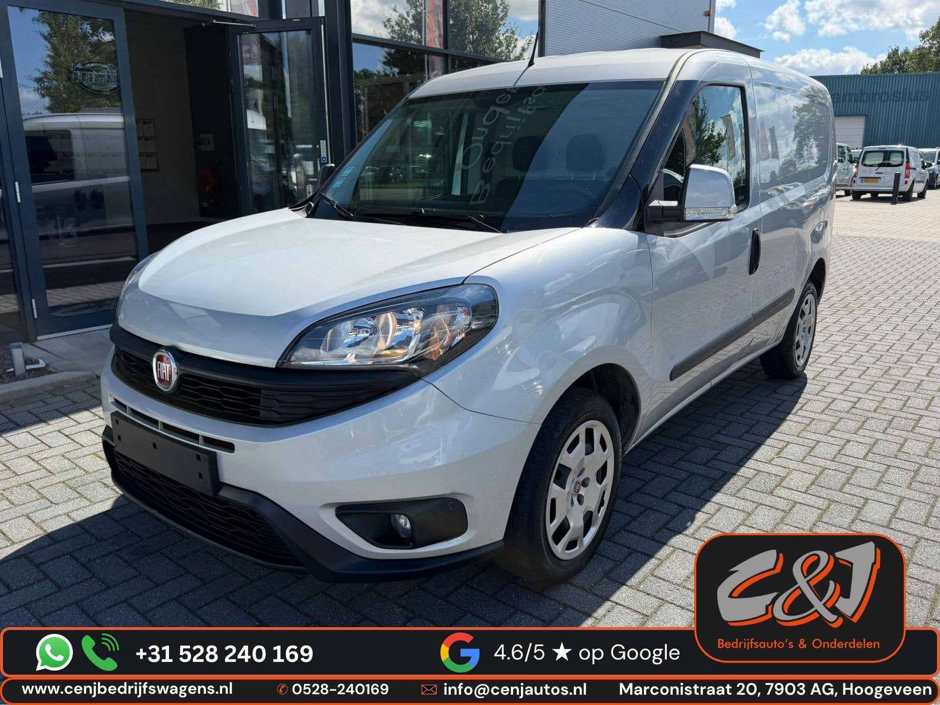 Fiat Doblo Cargo 1.4 95 Base SWB lichte schade l airco l cru, Auto diversen, Schadeauto's, Overige carrosserieën, Handgeschakeld