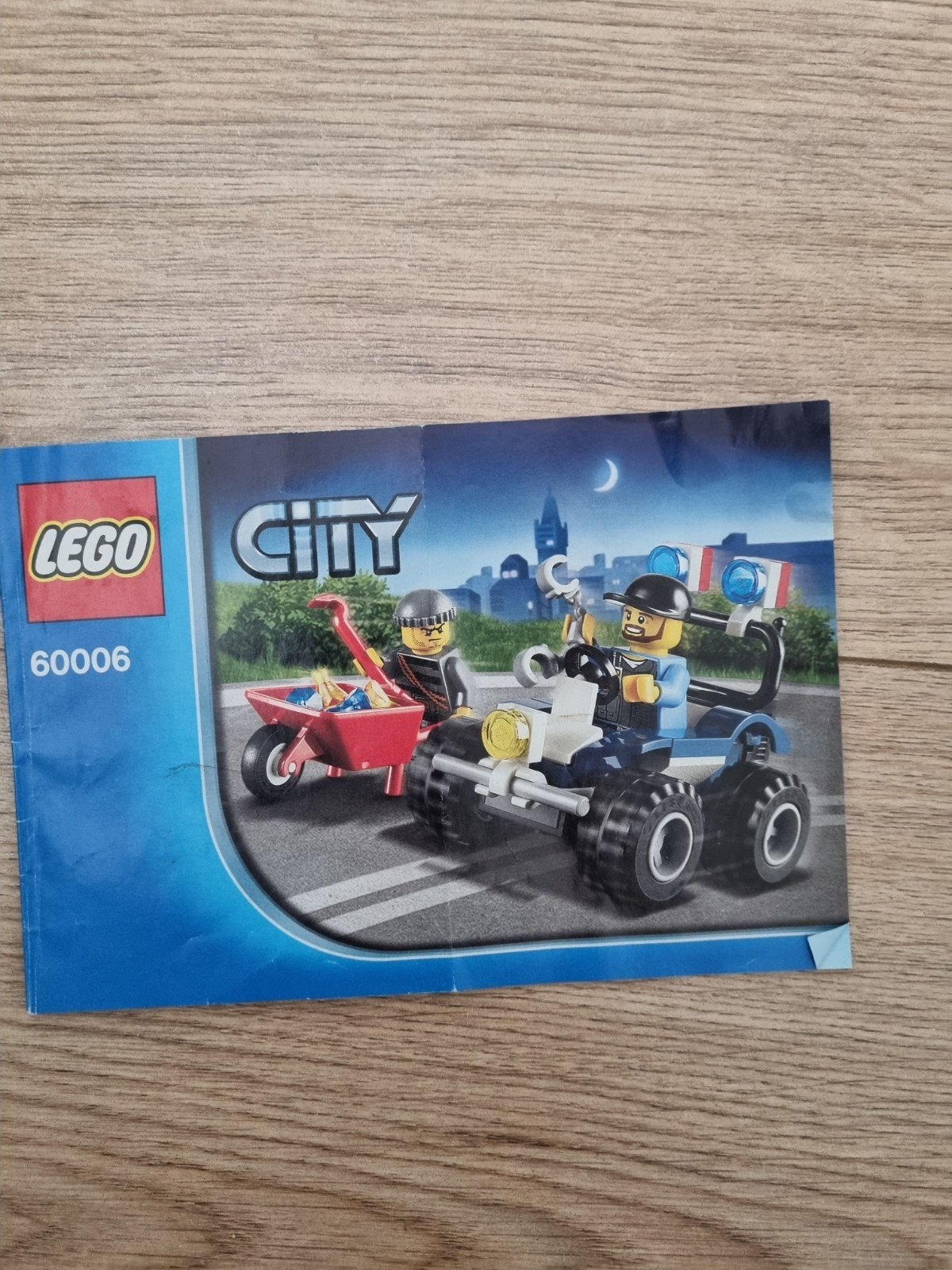 Lego City 60006 ATV Politie Compleet met instructies, Lego, Inclusief instructies, Ophalen of Verzenden, Complete set