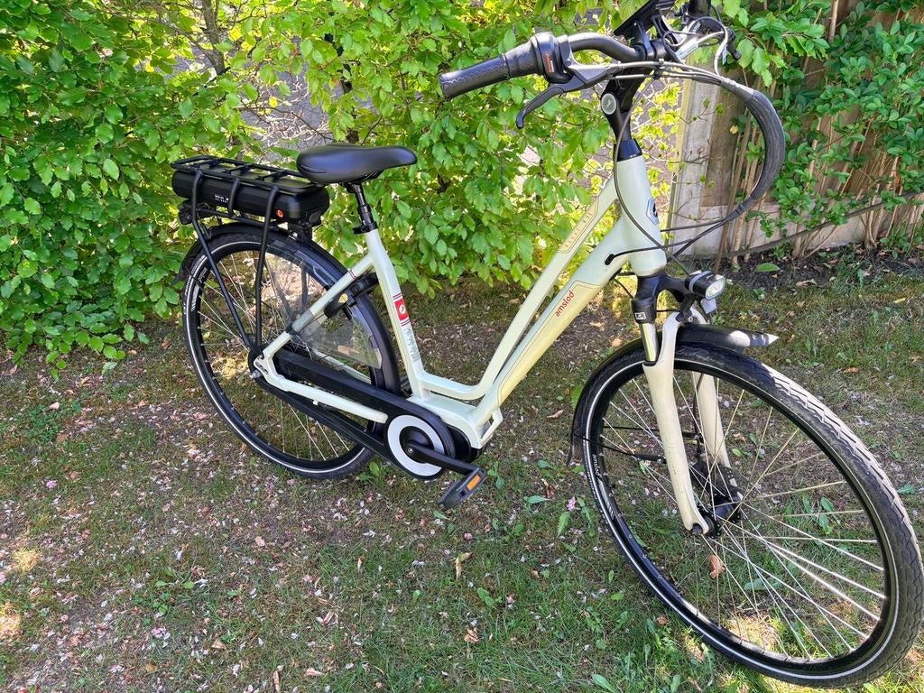 Nette Amslod elektrische fiets 600watt middenmotor weinig km, Fietsen en Brommers, Fietsen | Dames | Damesfietsen, 47 tot 50 cm