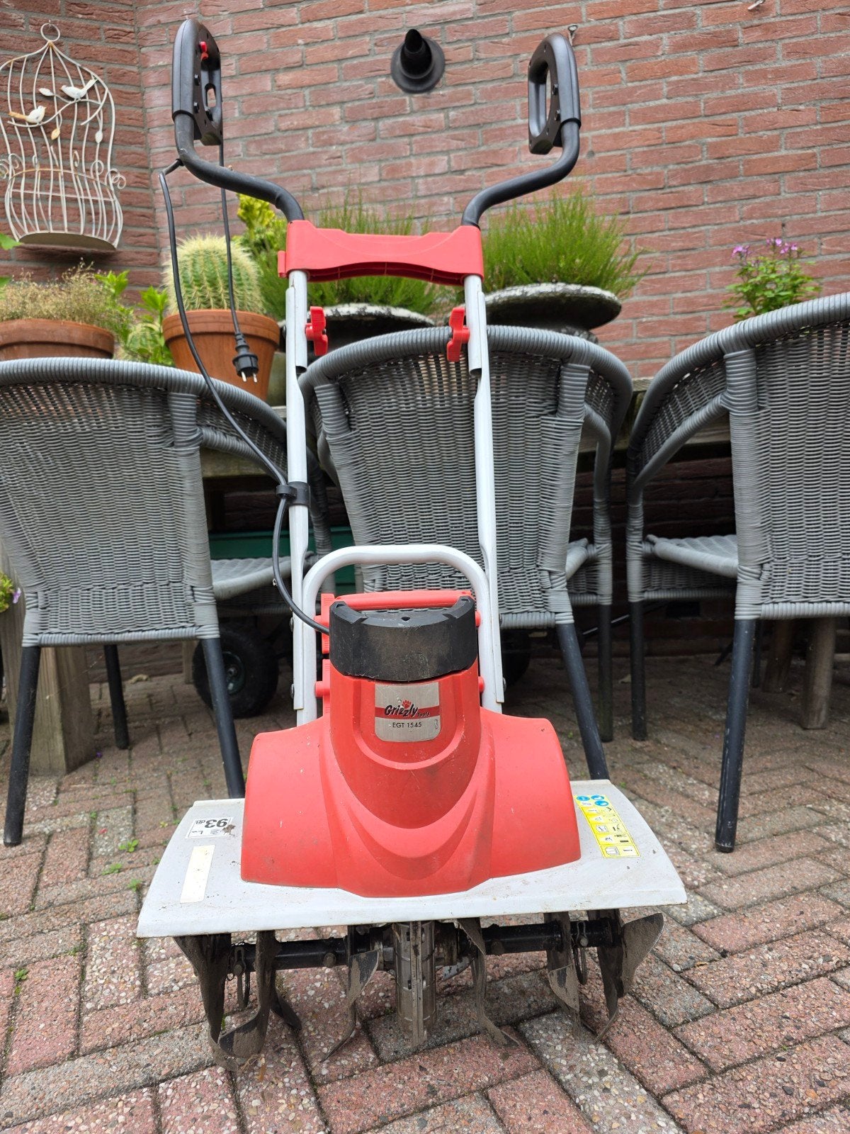 Grizzly Tools EGT 1545 Elektrische Tuinfrees, Ophalen of Verzenden, Gebruikt, Cultivator, Grizzly Tools