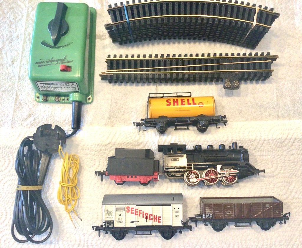 Fleischmann H0, goederentrein, compleet en rijklaar, Gelijkstroom, Fleischmann, Ophalen of Verzenden, Analoog