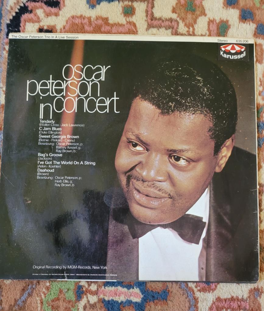 Oscar Peterson In Concert LP - Jazz Vinyl, 1960 tot 1980, Gebruikt, Ophalen of Verzenden, 12 inch