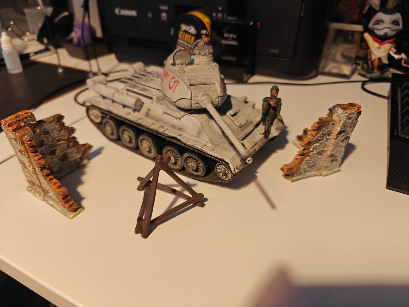 Forces Of Valor T-34/85 Eastern Front 1944 80218 1:32 scale, Hobby en Vrije tijd, Overige merken, Tank, 1:32 tot 1:50, Ophalen of Verzenden