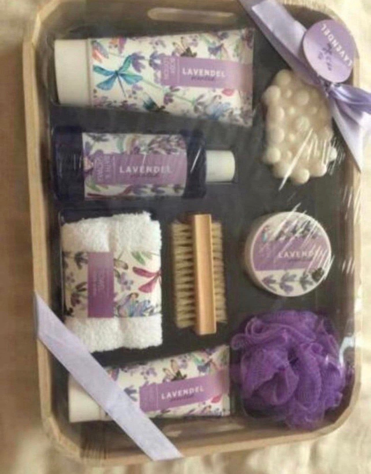 Lavendel douche set, Ophalen of Verzenden, Nieuw, Bad & Douche
