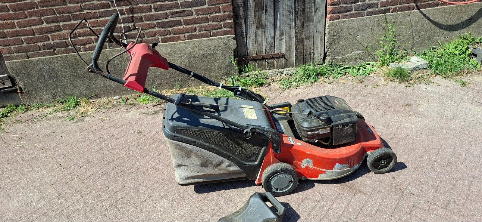 Stelga grasmaaier met carburateurprobleem, Ophalen, Cirkelmaaier, Gebruikt, 40 t/m 49 cm