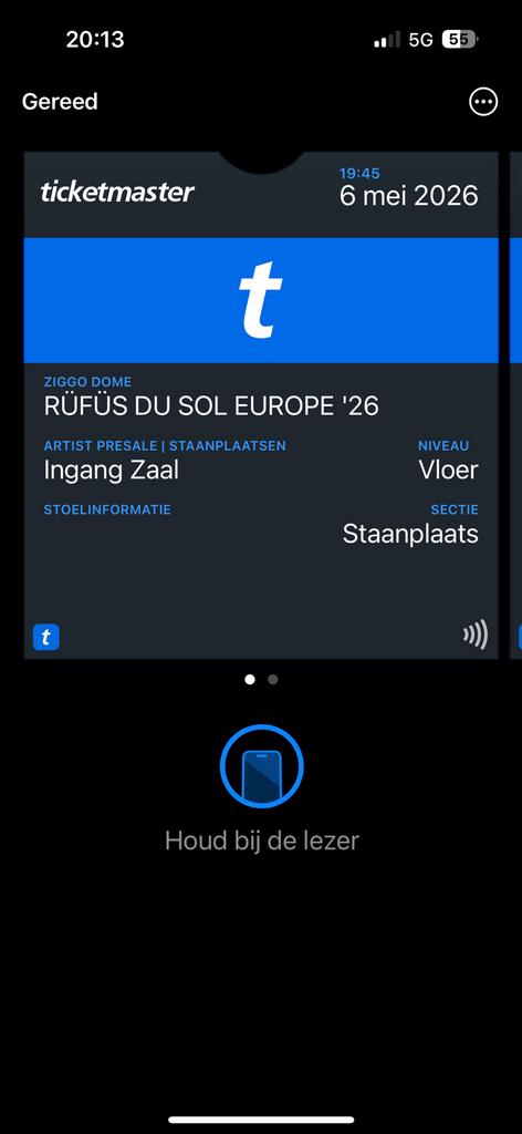 2xRufus du Sol Tickets Ziggo Dome 6 mei, Twee personen
