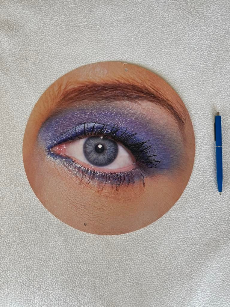 Decoratieve tweezijd make-up display: Oog en Lippen, Overige kleuren, Gehele gezicht, Ophalen of Verzenden, Zo goed als nieuw