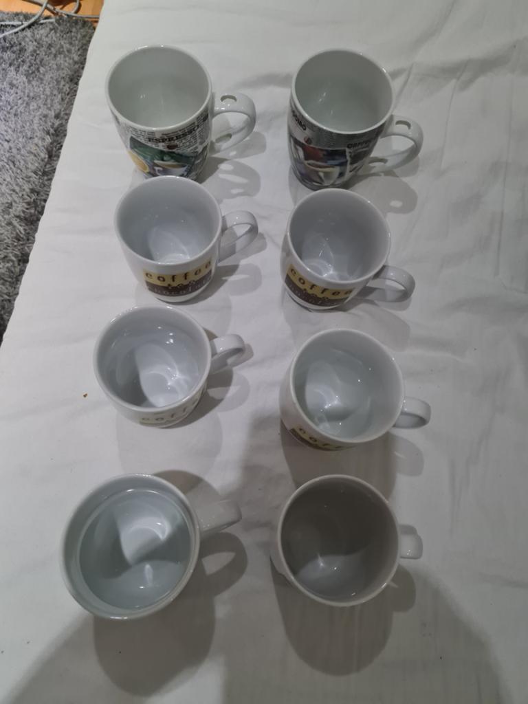 Diverse koffie- en theemokken - Set van 13 stuks, Ophalen of Verzenden, Steen/keramiek, Meerkleurig, Overige merken