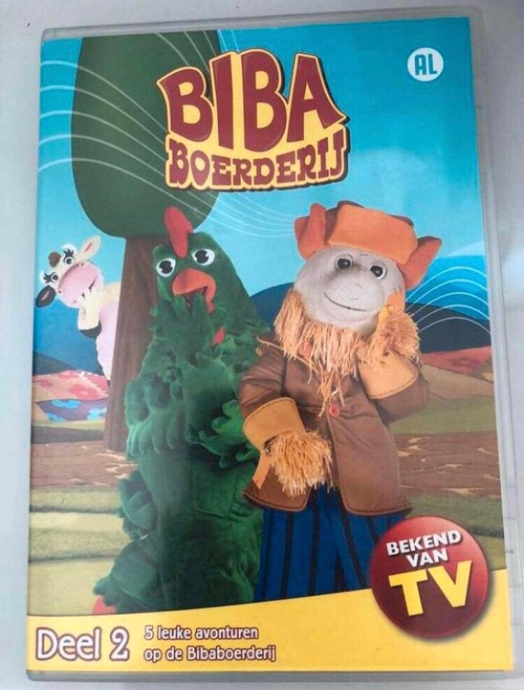 💙 Dvd origineel - BIBA BOERDERIJ - Deel 2, Alle leeftijden, Ophalen of Verzenden, Zo goed als nieuw