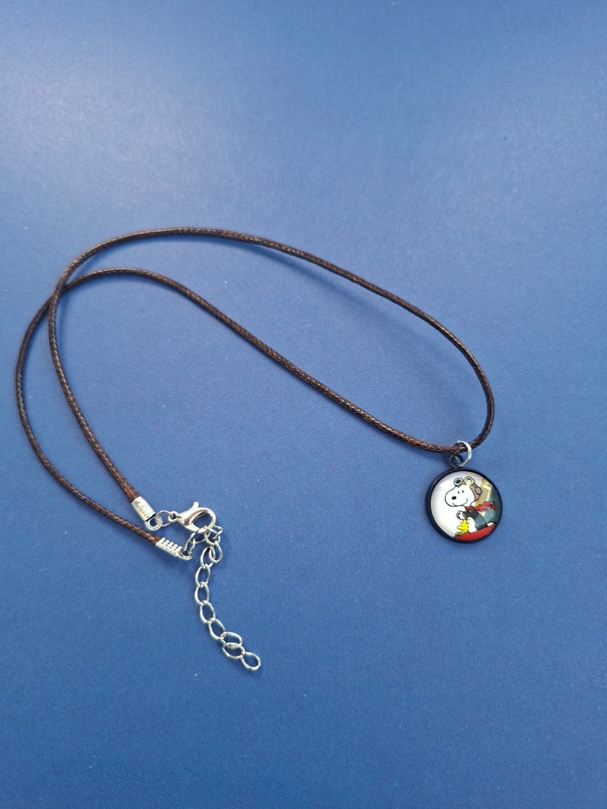 Ketting bruin Snoopy pilot, Overige materialen, Verstelbaar, Bruin, Nieuw